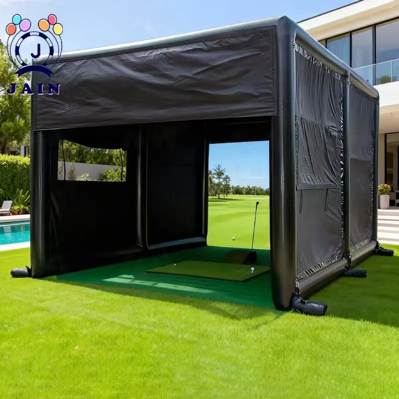 Mobile Inflatable Golf Simulator Enclosure
